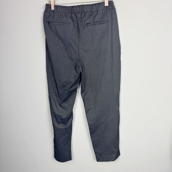 RACHEL ZOE | Drawstring Black & White Mini Plaid Print Pants Women’s Size 6 - Picture 7 of 10